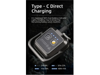 Superfire Lanterna Em Miniatura LED COB 12W 500lm IP44 FS42 Superfire Lanterna Em Miniatura LED COB 12W 500lm IP44 FS42